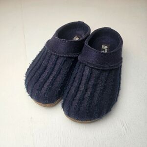 Haflinger wool clogs purple size 38